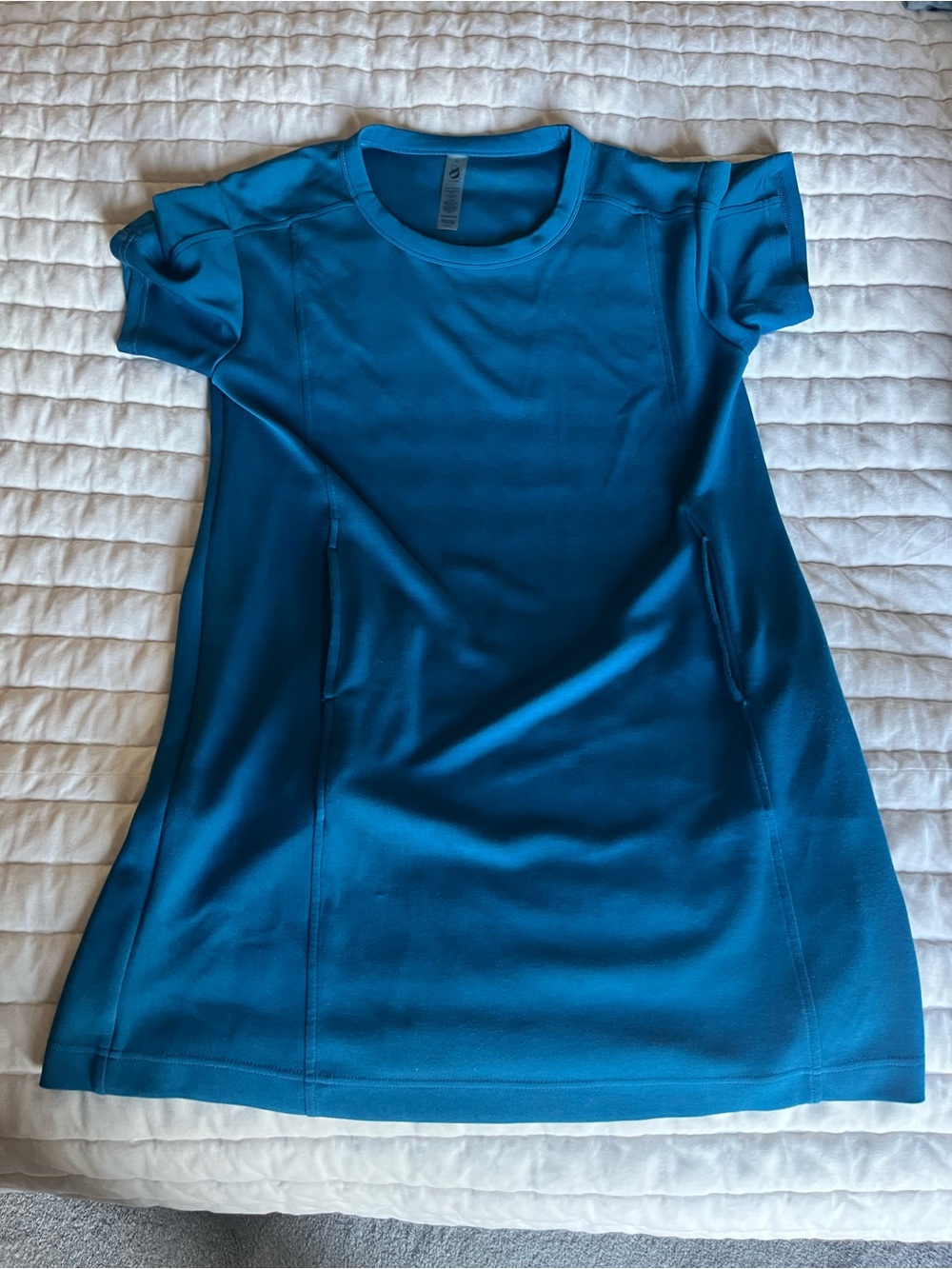 Women’s Teal Short-Sleeve Active Dress